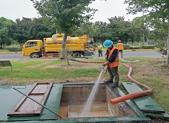 孝昌化油池清理